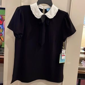 Black and white CECE top